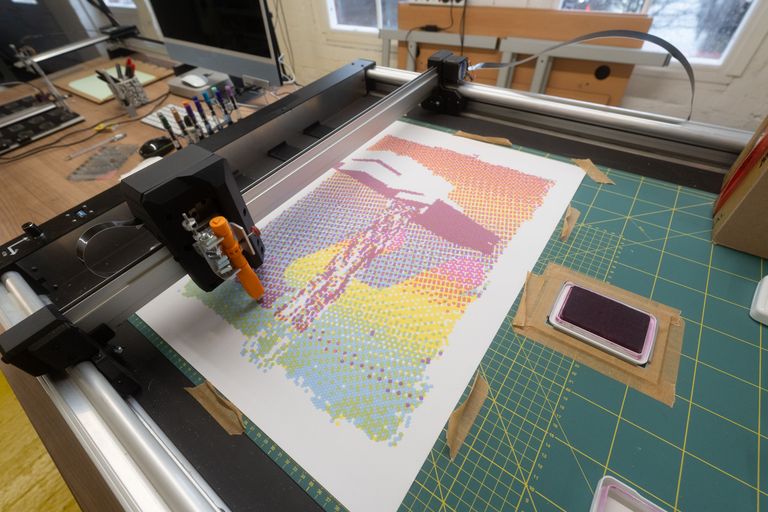 Artwork from project Rubber Stamping Machine